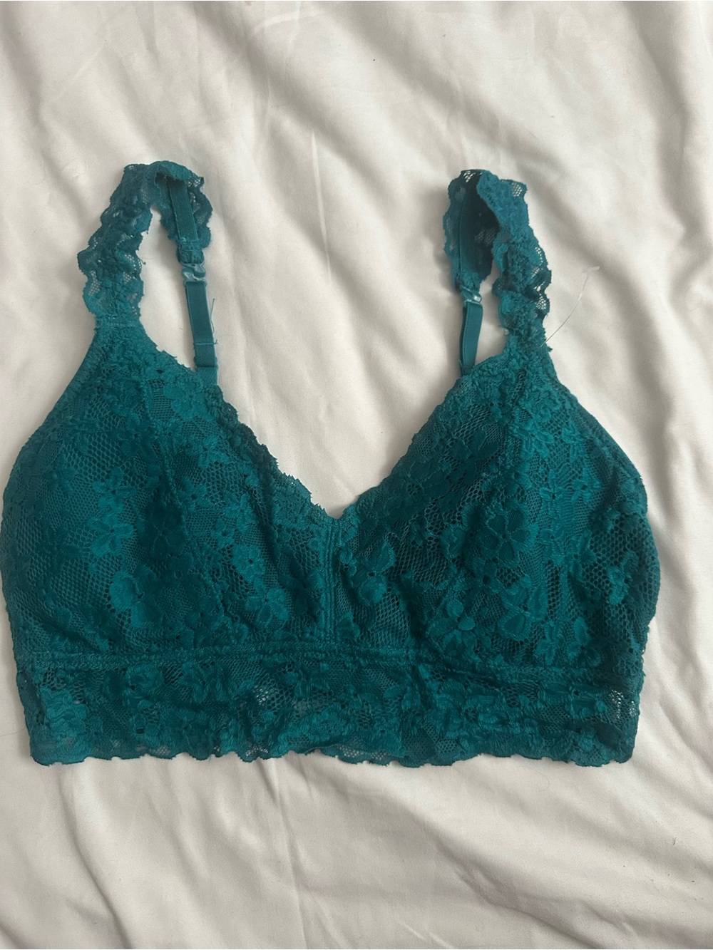 No Boundaries Teal Lace Bralette